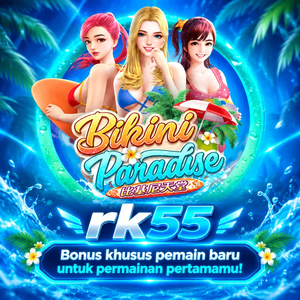 rk55 · Bikini Paradise · Tampilan permainan